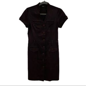 Iora | Stylish Purple Button Down Dress